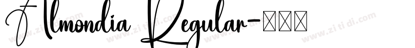 Almondia Regular字体转换